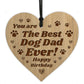 Birthday Gift For Dog Dad Engraved Heart Dad Gift From Dog Pet