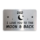 Gift For Dad Birthday Christmas Wallet Card Insert DAD Keepsake