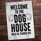 Bar Signs For Home Bar THE DOG HOUSE Sign Shabby Chic Man Cave