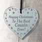 Best Cousin Gift For Christmas Engraved Heart Christmas Decor