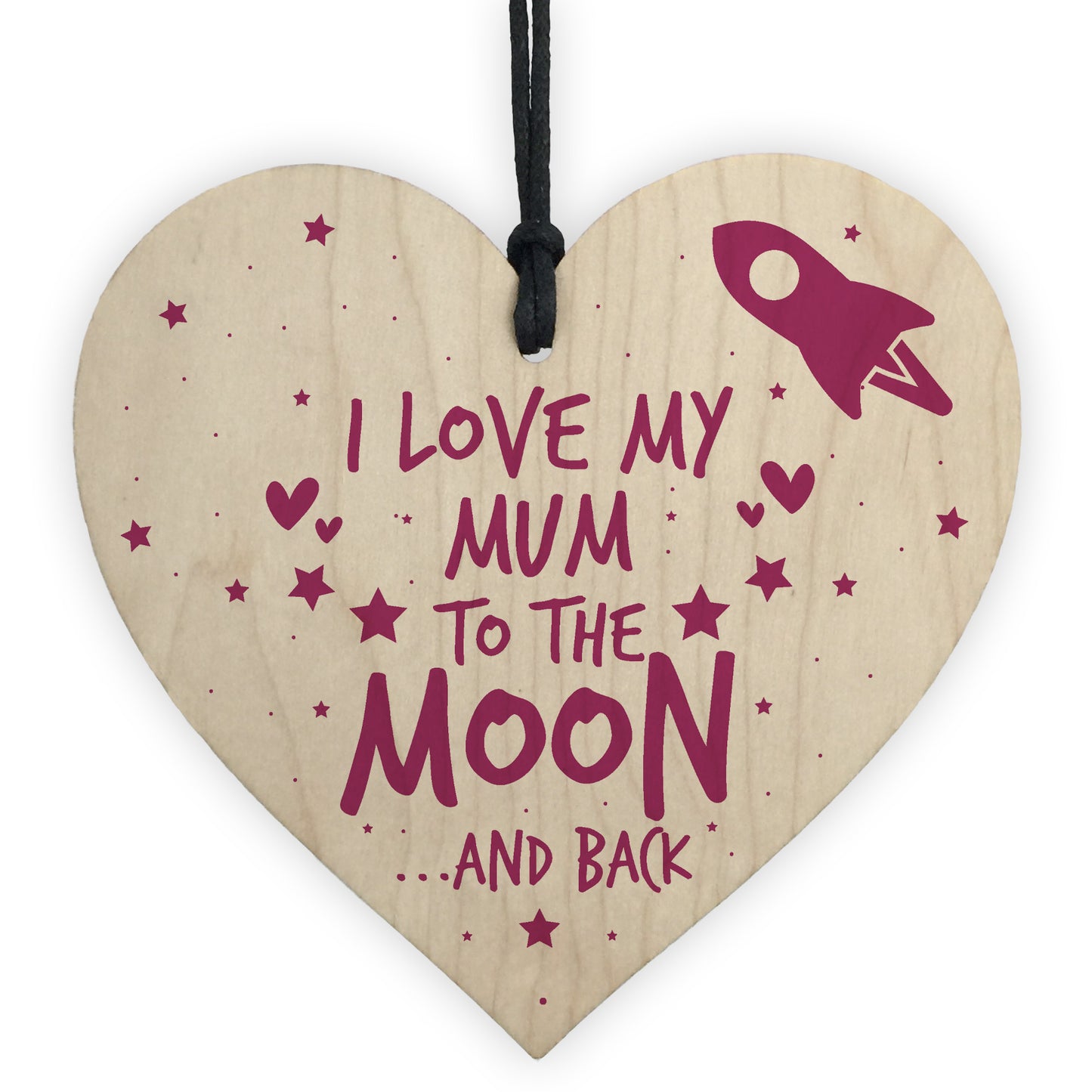 Birthday Gift For Mum Sign Mummy Wooden Heart Special Keepsake