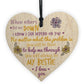 BESTIE Best Friend Friends Plaque Heart Birthday Thank You Gifts