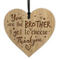 Brother Gift Best Friend Gift Engraved Heart Gift For Him Friend