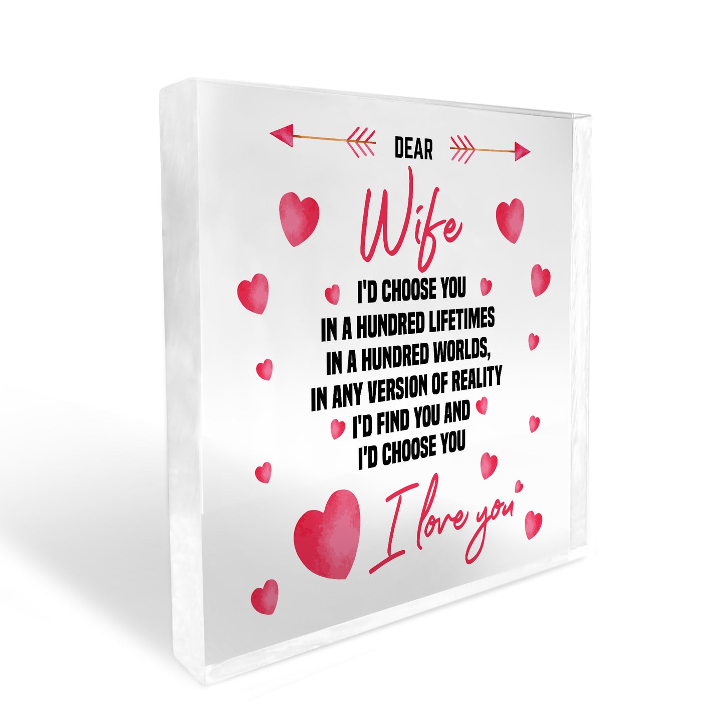 Gifts for Wife Acrylic Block Birthday Gifts For Her Wife Gifts