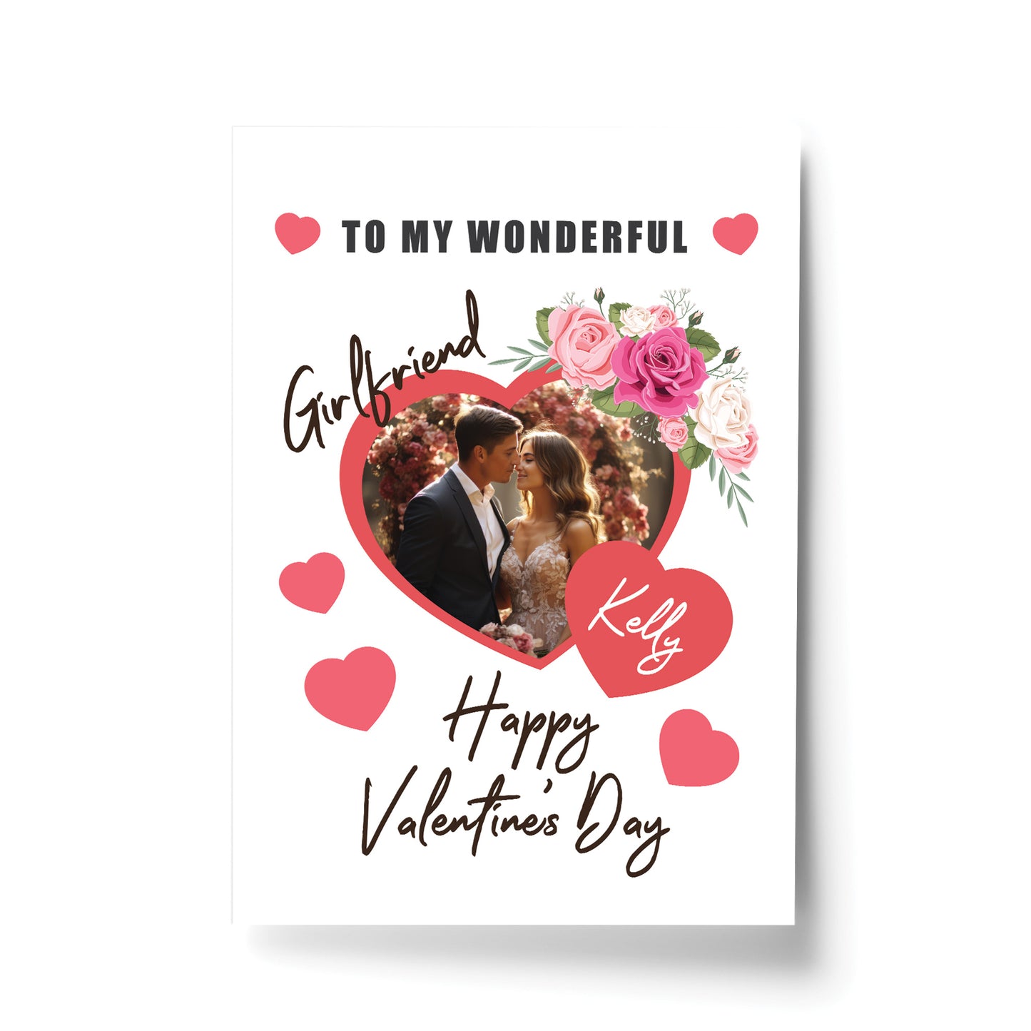Valentines Day Gift For Girlfriend Personalised Photo Print