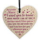Niece Gifts From Auntie Uncle Christmas Birthday Wooden Plaque
