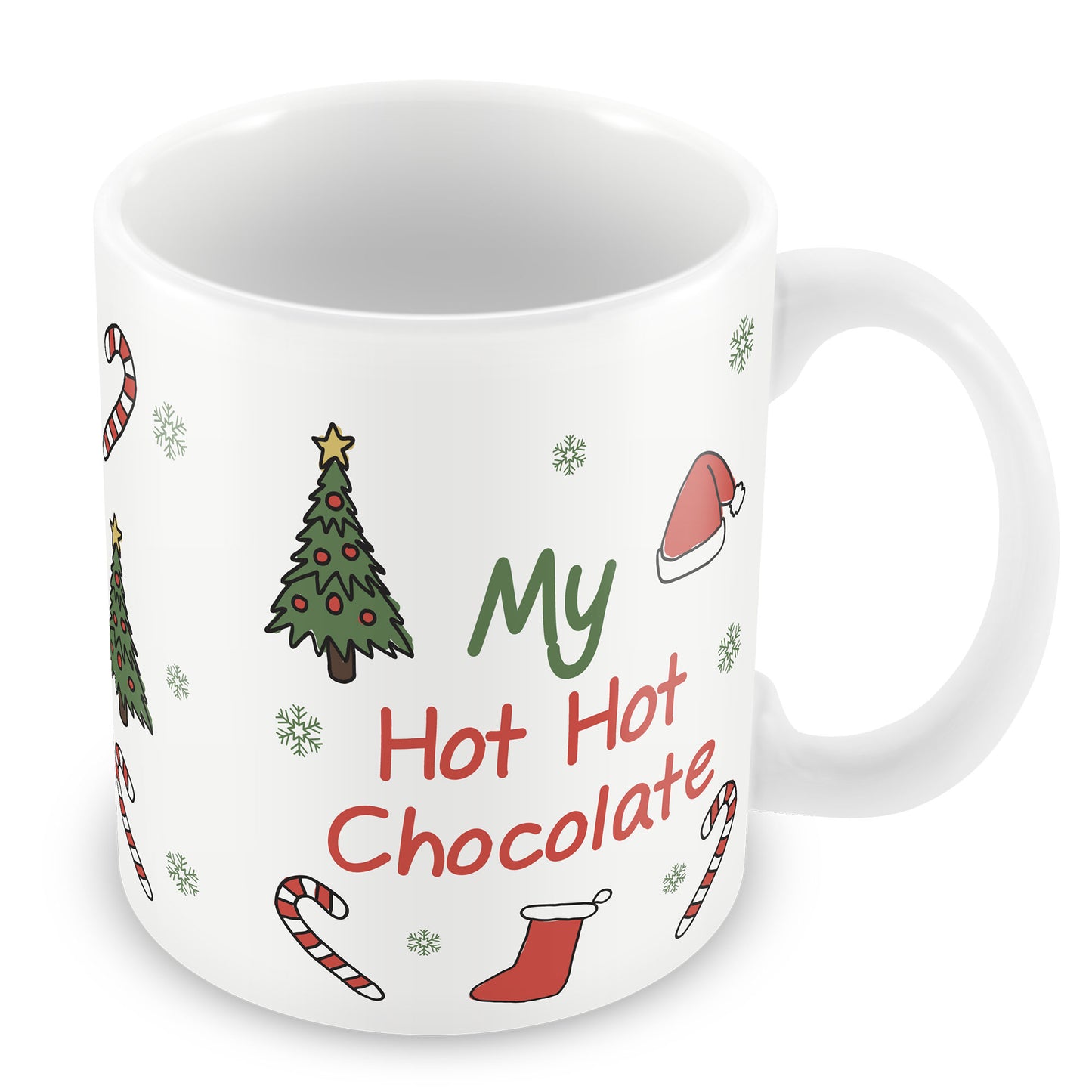 My Hot Hot Chocolate Funny Christmas Mug Gift For MUM DAD NAN