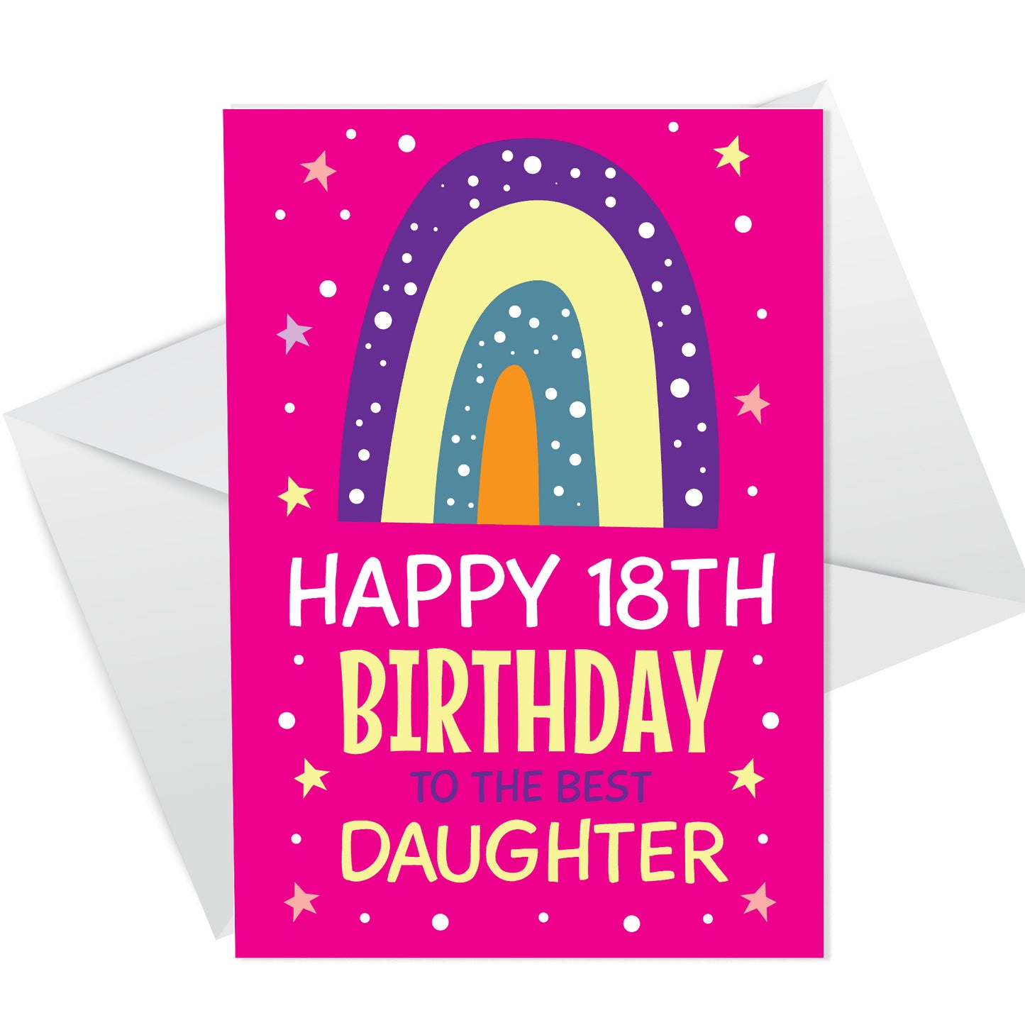 Happy 18th Birthday Card BEST DAUGHTER From Mum And Dad Daughter