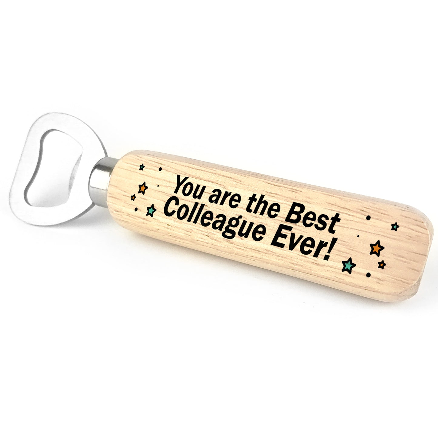Best Colleague Gift Wooden Bottle Opener Leaving Birthday Gift