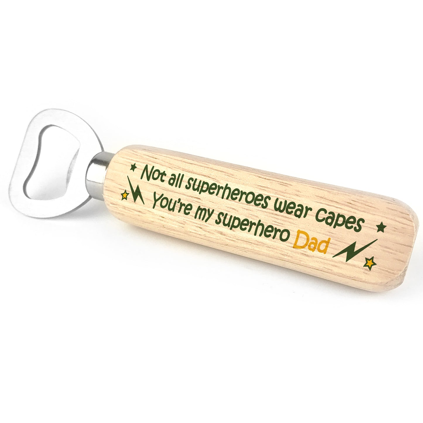 Special Gift For Dad From Daughter Son Wooden Bottle Opener
