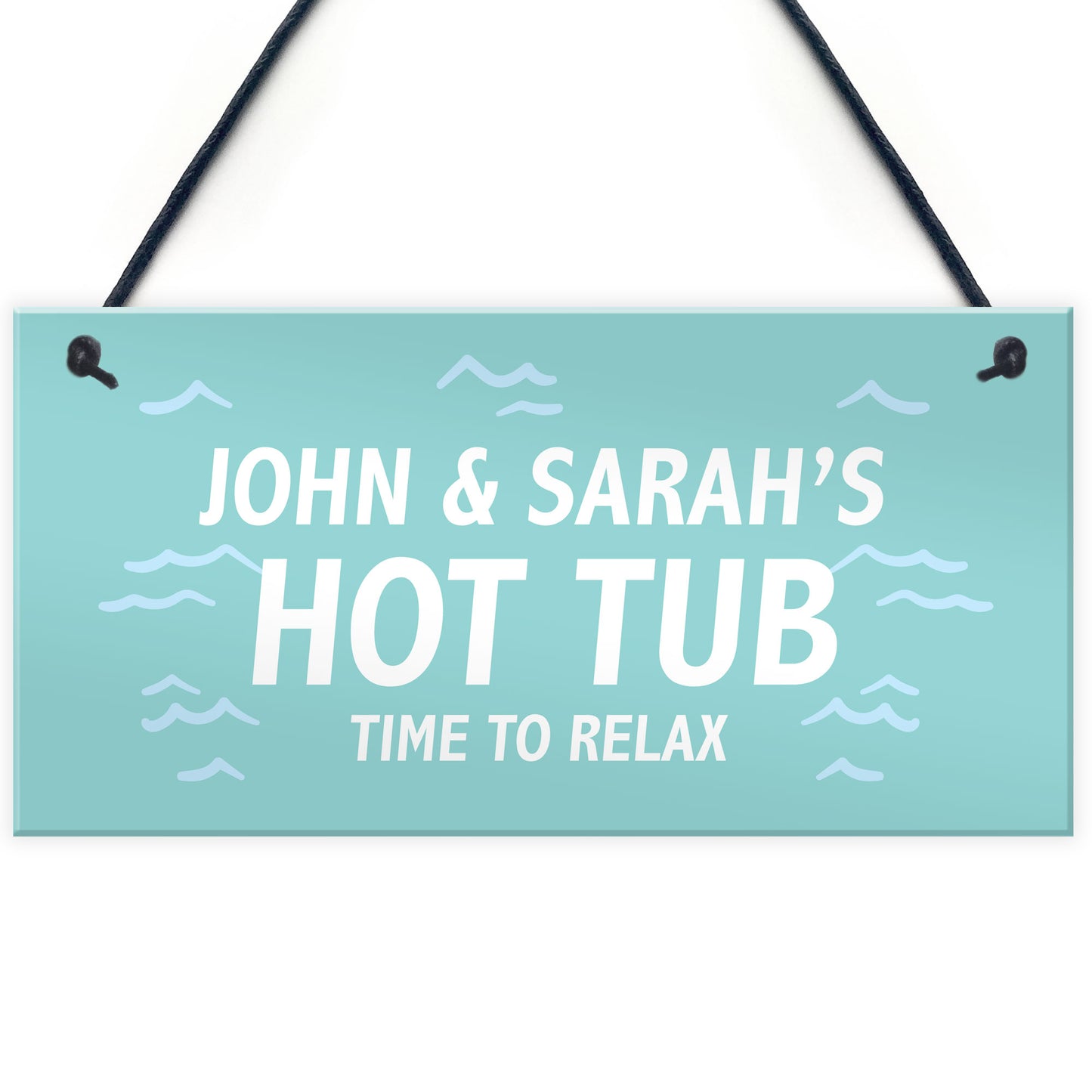 Hot Tub Signs And Plaques For Outdoors Hanging Garden Plaque