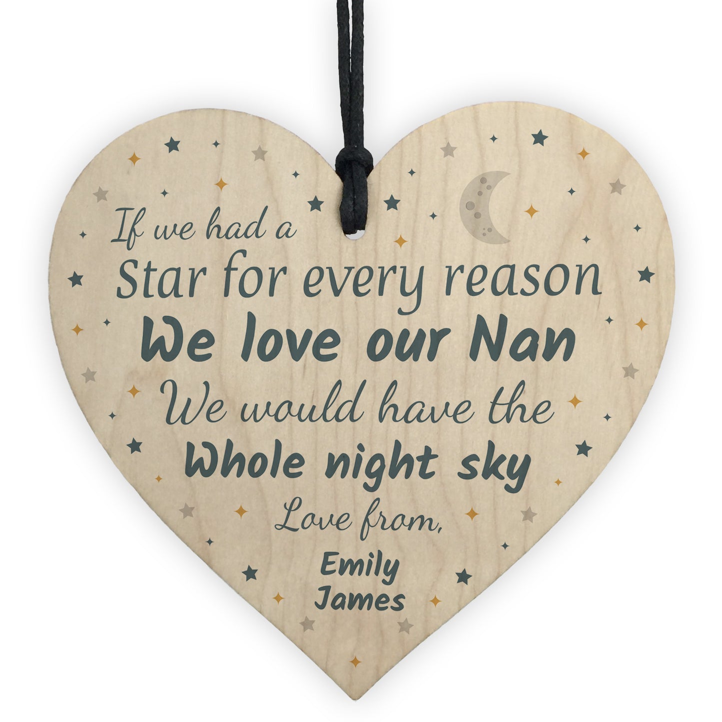 Personalised Gifts For Nan Birthday Christmas Gifts Love Sign
