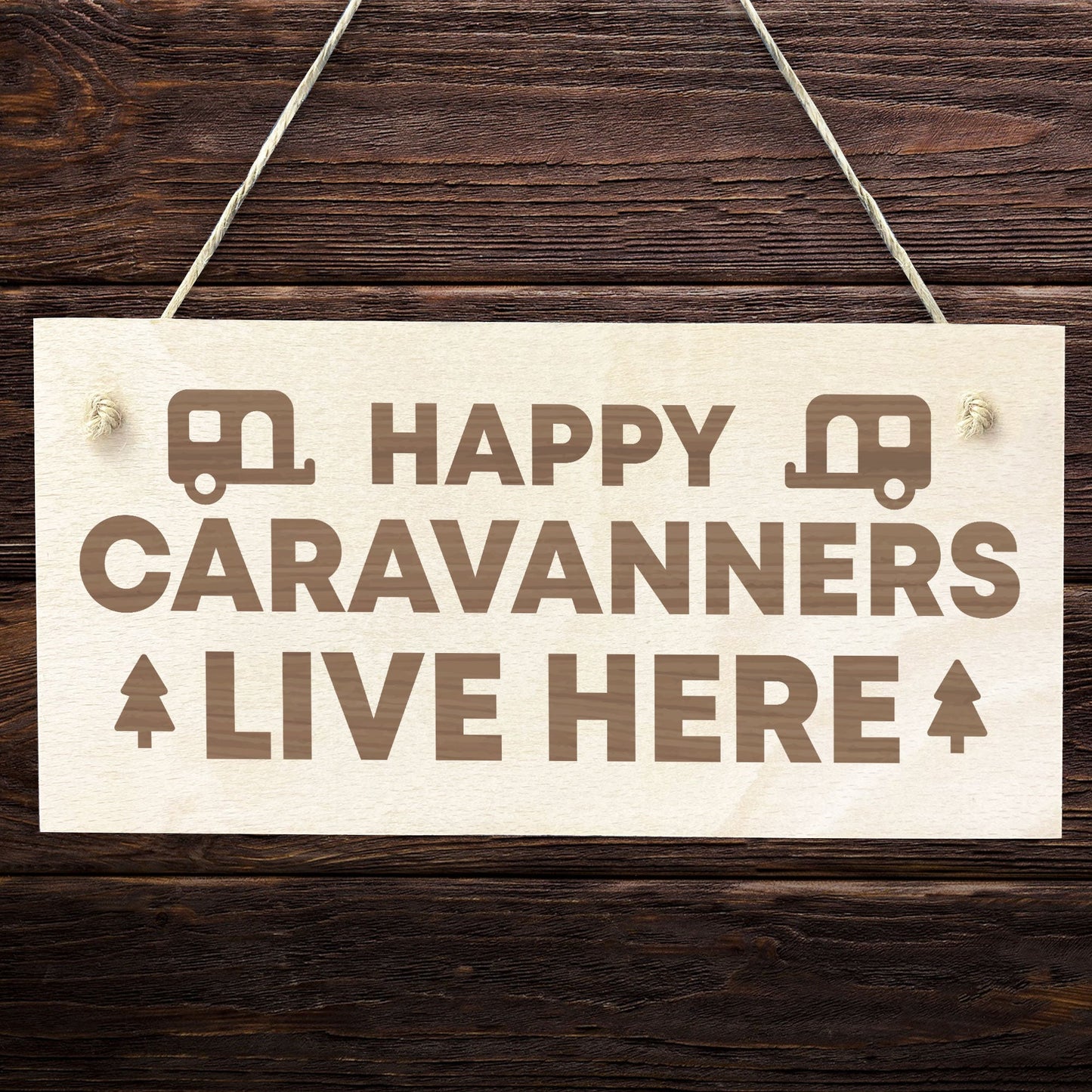 Caravan Sign Engraved Novelty Campervan Sign Caravan Lover Gift