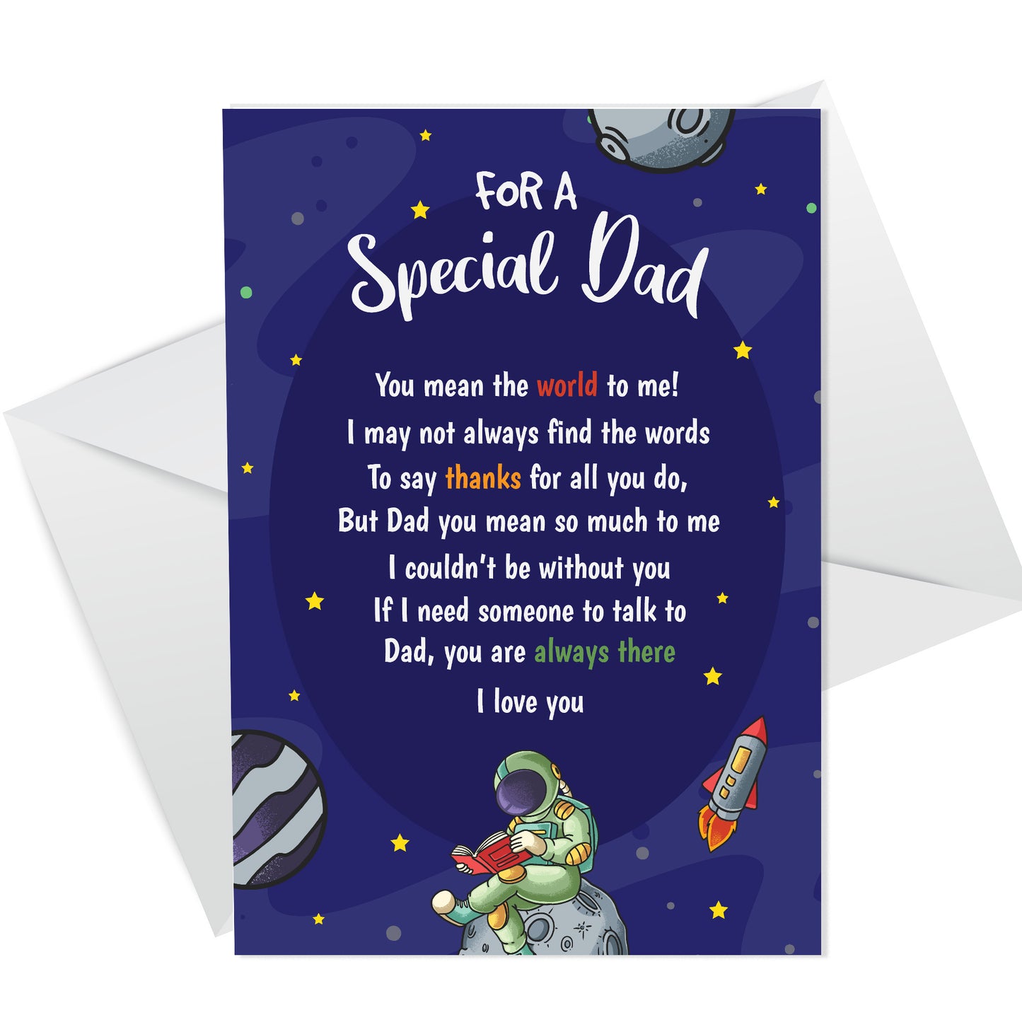 Fathers Day Birthday Card For A Special Dad Novelty Card