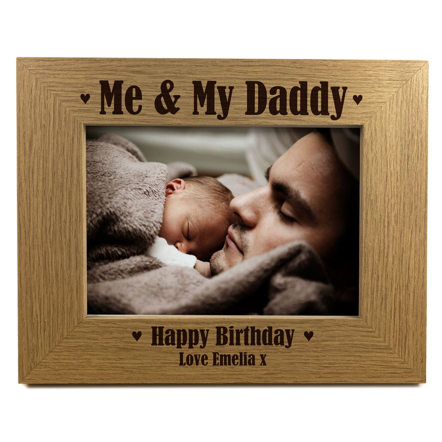 Unique Birthday Gift For Daddy ME AND MY DADDY Photo Frame