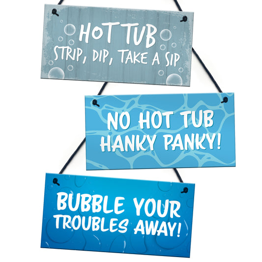Novelty Hot Tub Signs And Plaques Shed Sign Summerhouse Sign
