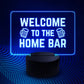 LED Home Bar Sign Neon Light Up Plaque For Home Bar Man Cave