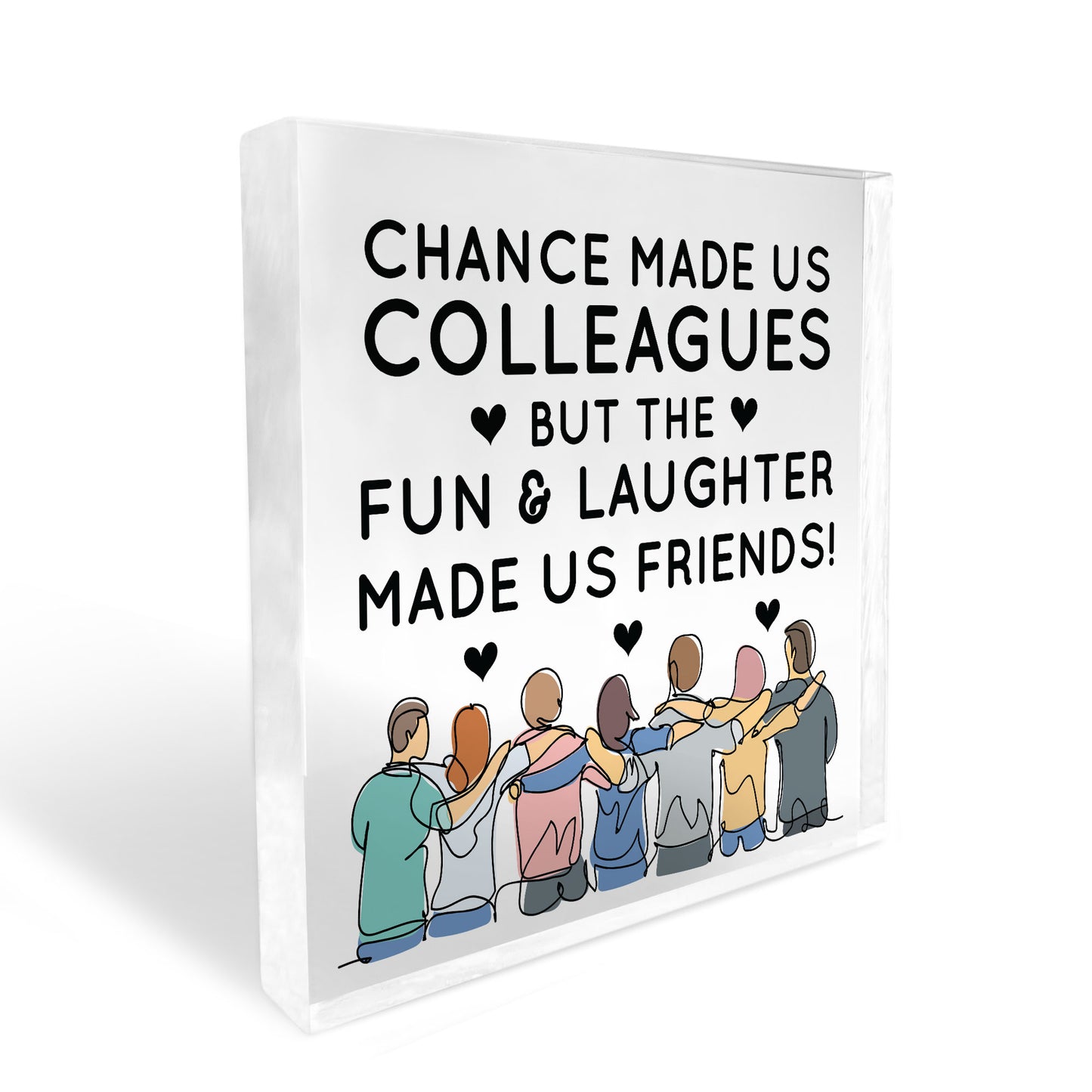 Colleague Gift Plaque Secret Santa Gifts Christmas Thank You