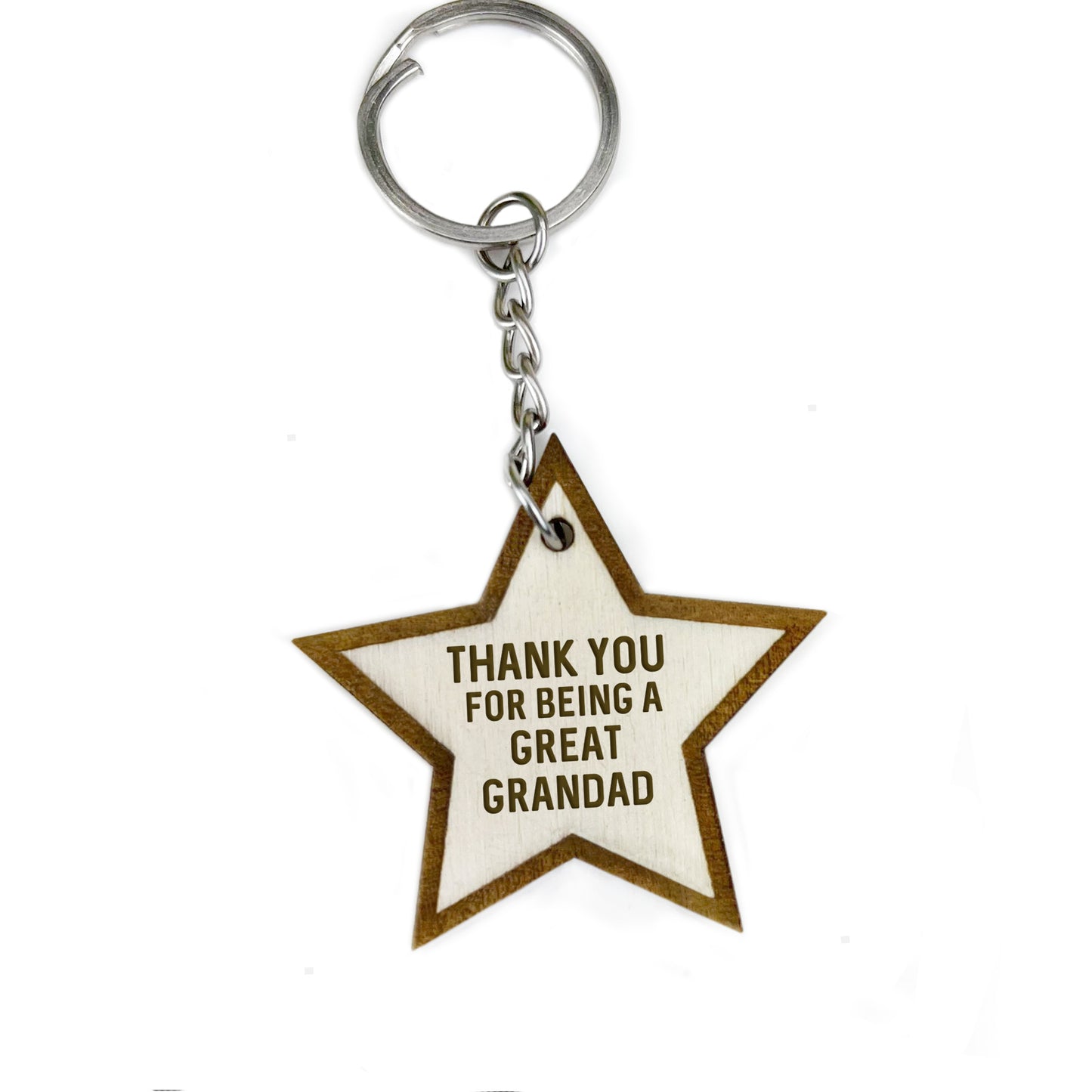 Great Grandad Gifts Wooden Keyring Grandad Gifts For Birthday