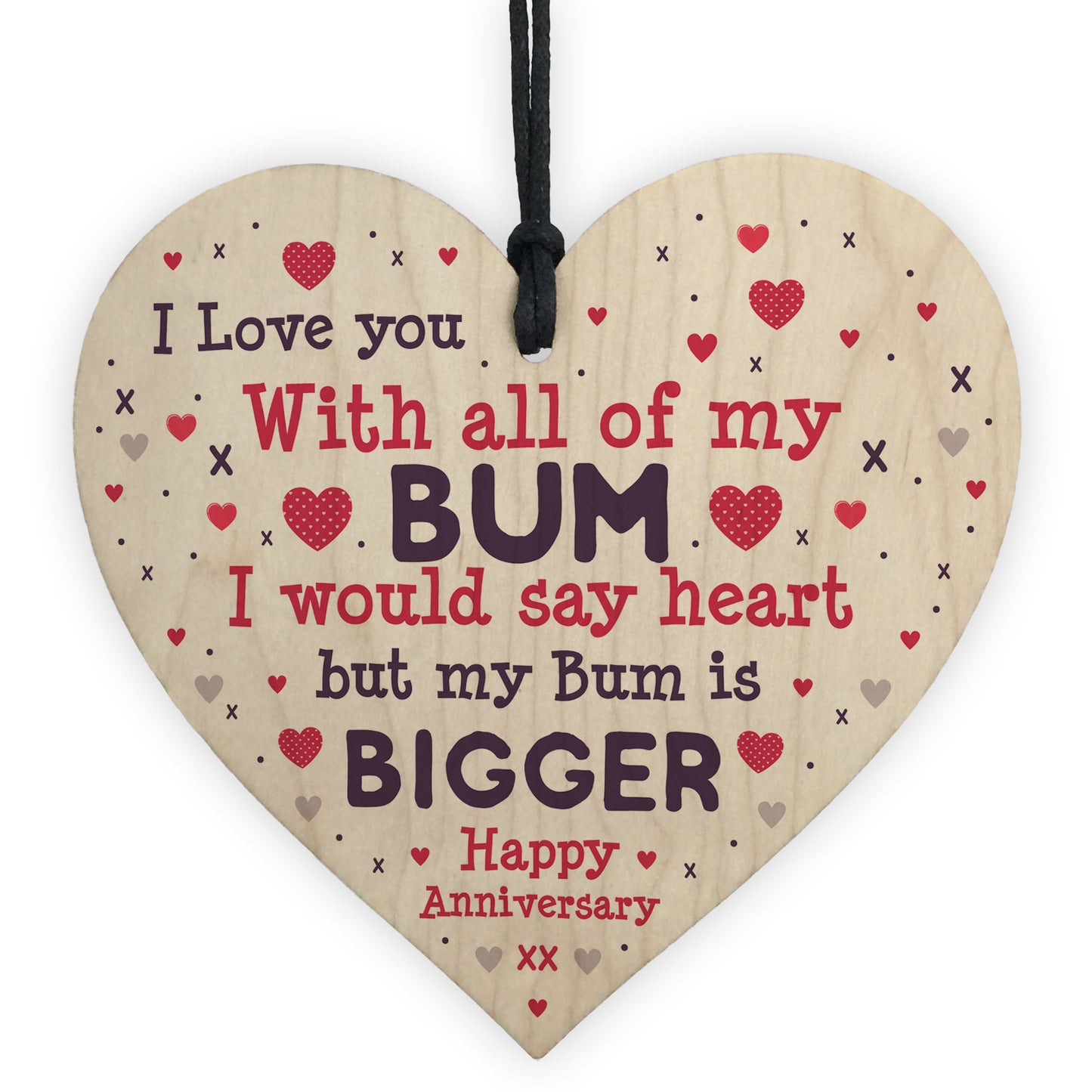 Funny Anniversary Birthday Gift For Husband Wife Boyfriend Heart