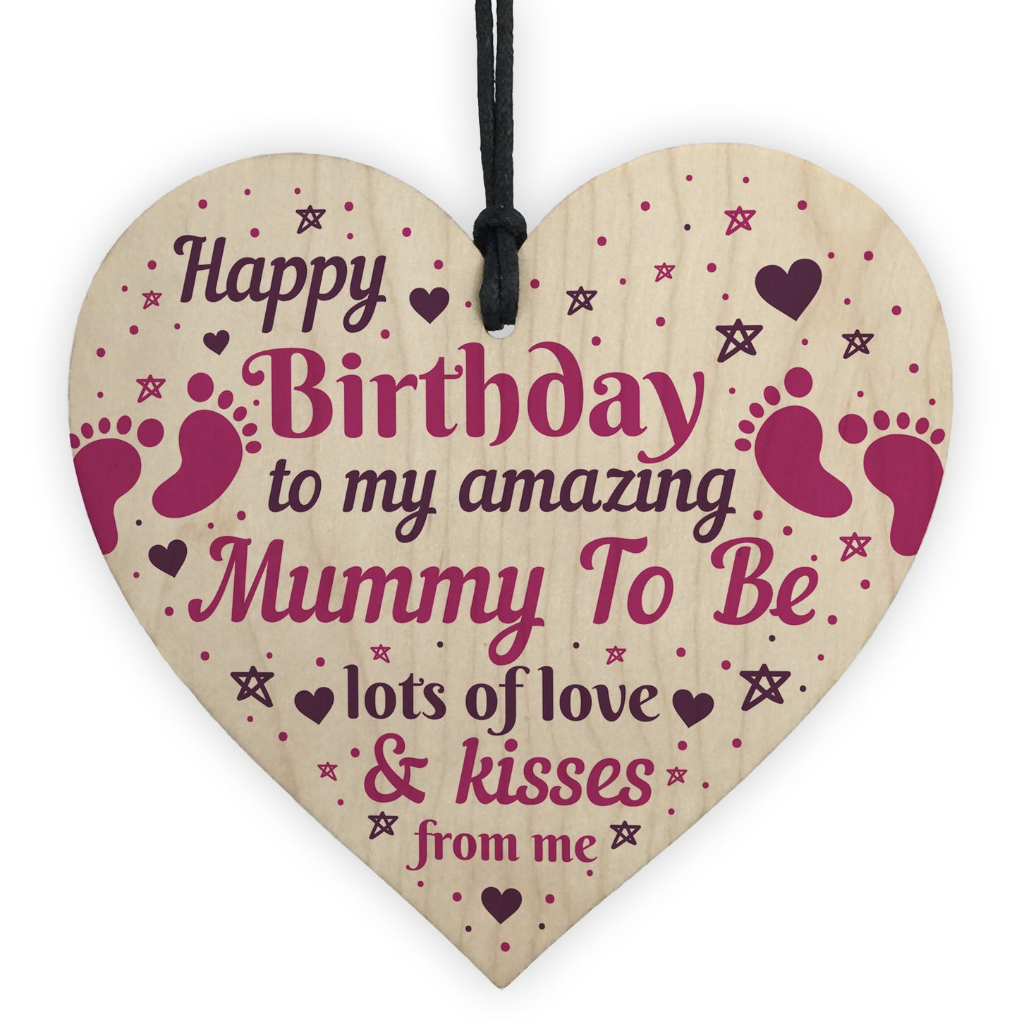 Mummy Gifts Wood Heart Mummy To Be Birthday Cards From Bump