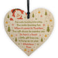 Handmade Teacher Gift Wooden Heart Thank You Leaving Gift