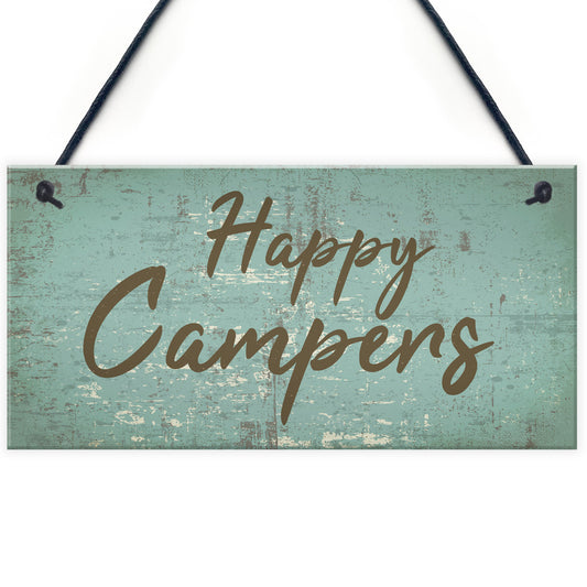 Caravan Signs And Plaques Novelty Camping Holiday Chic Mum Dad