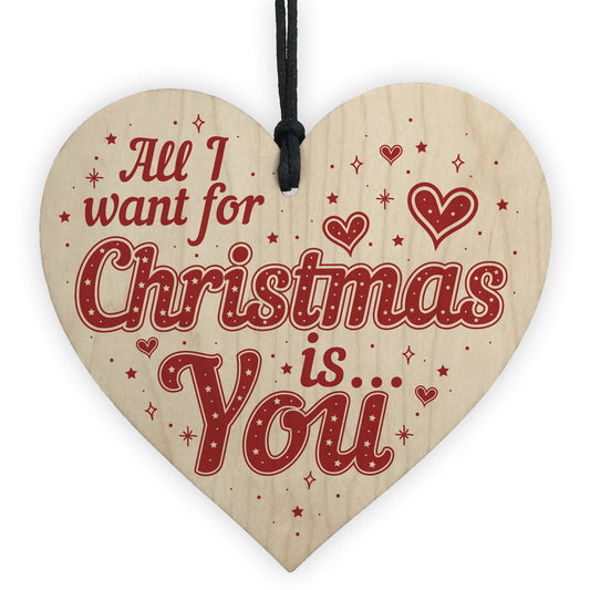 All I Want For Christmas Is Heart Husband Wife Boy Girl Friend