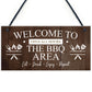 The BBQ Area Hanging Outdoor Garden Barbecue Gift Barbecuing Pit