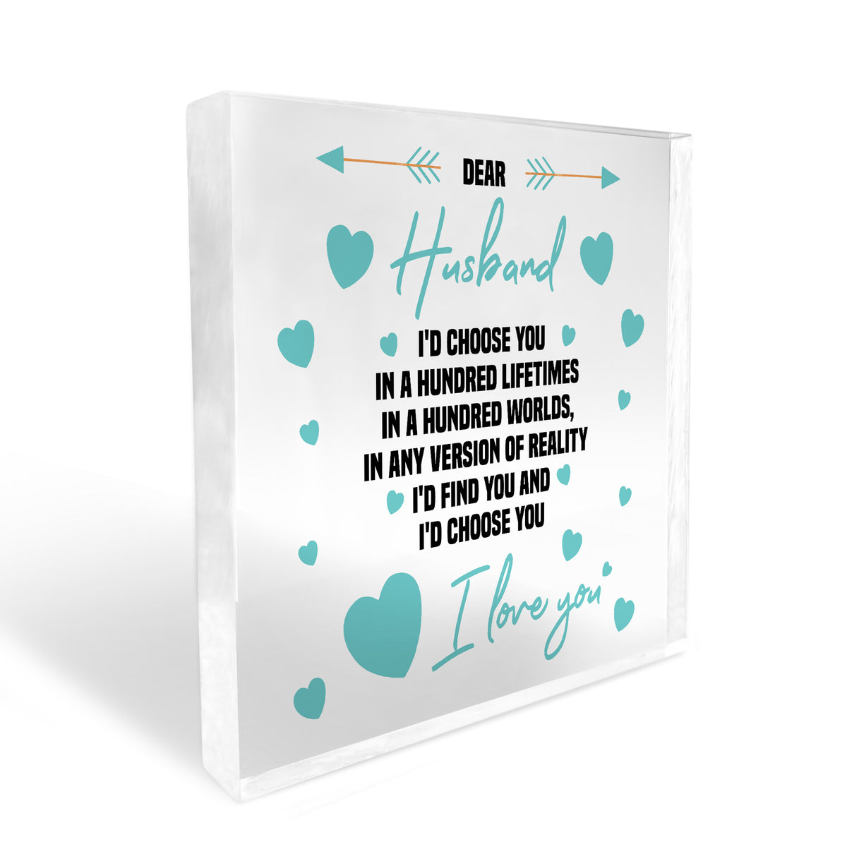 Gift for Husband Block Birthday Gift For Him Boyfriend Gifts