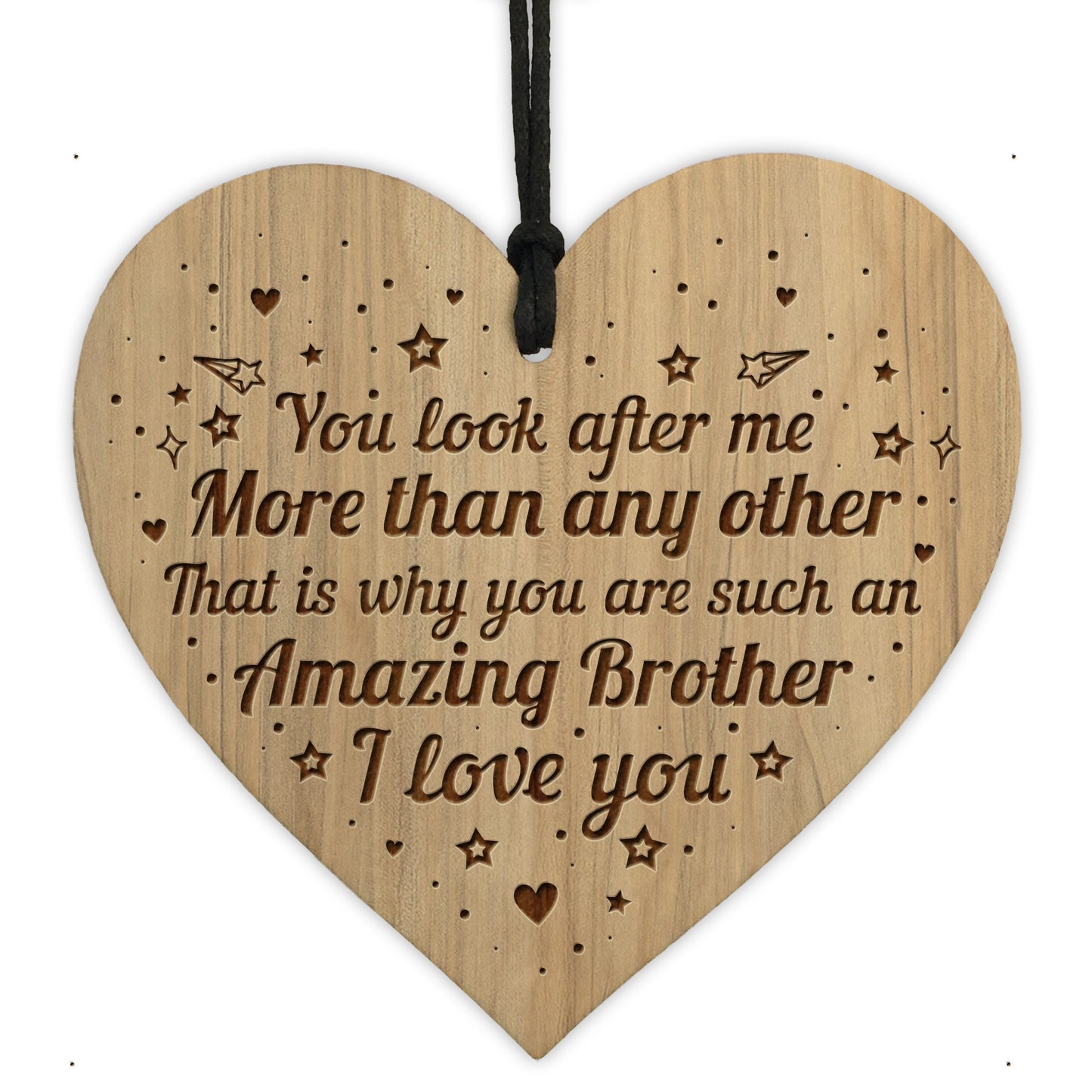 Amazing Brother Gifts Engraved Heart Brother Birthday Christmas