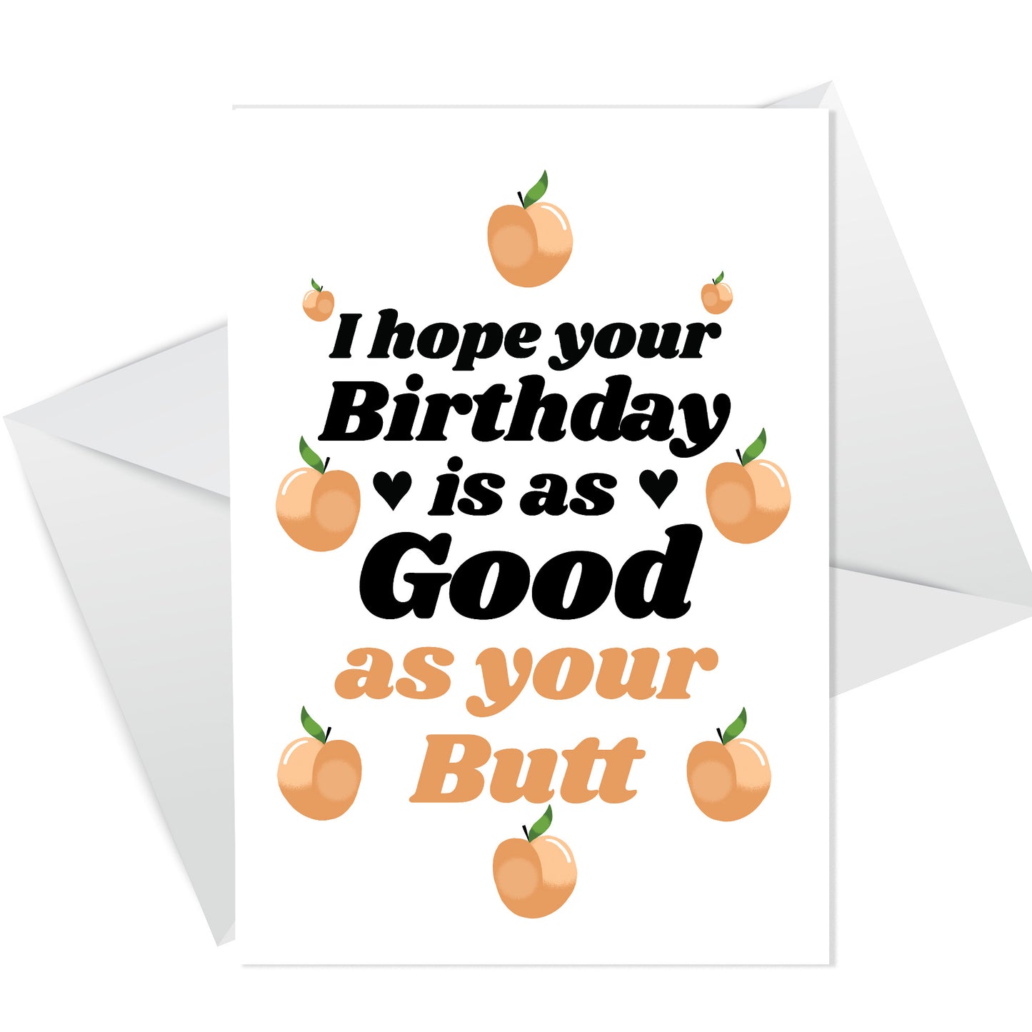 Funny Birthday Card For Girlfriend Butt Card Joke Card For Her