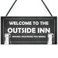 Outside Inn Bar Signs For Outdoor Hanging Wall Door Plaque