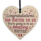 Big Sister To Be Gifts Congratulations Wooden Heart Mummy To Be