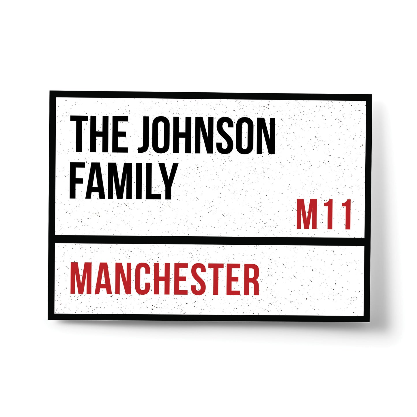 Personalised Family Name London Street Sign Print New Home Gift