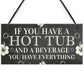 Hot Tub Sign Funny Garden Sign Summer House Plaque Alcohol Gift