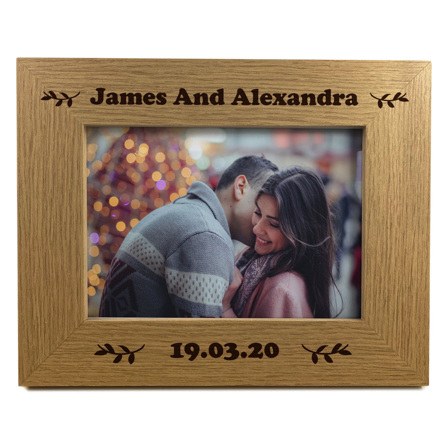 PERSONALISED Photo Frame For Couple Anniversary Christmas Gift