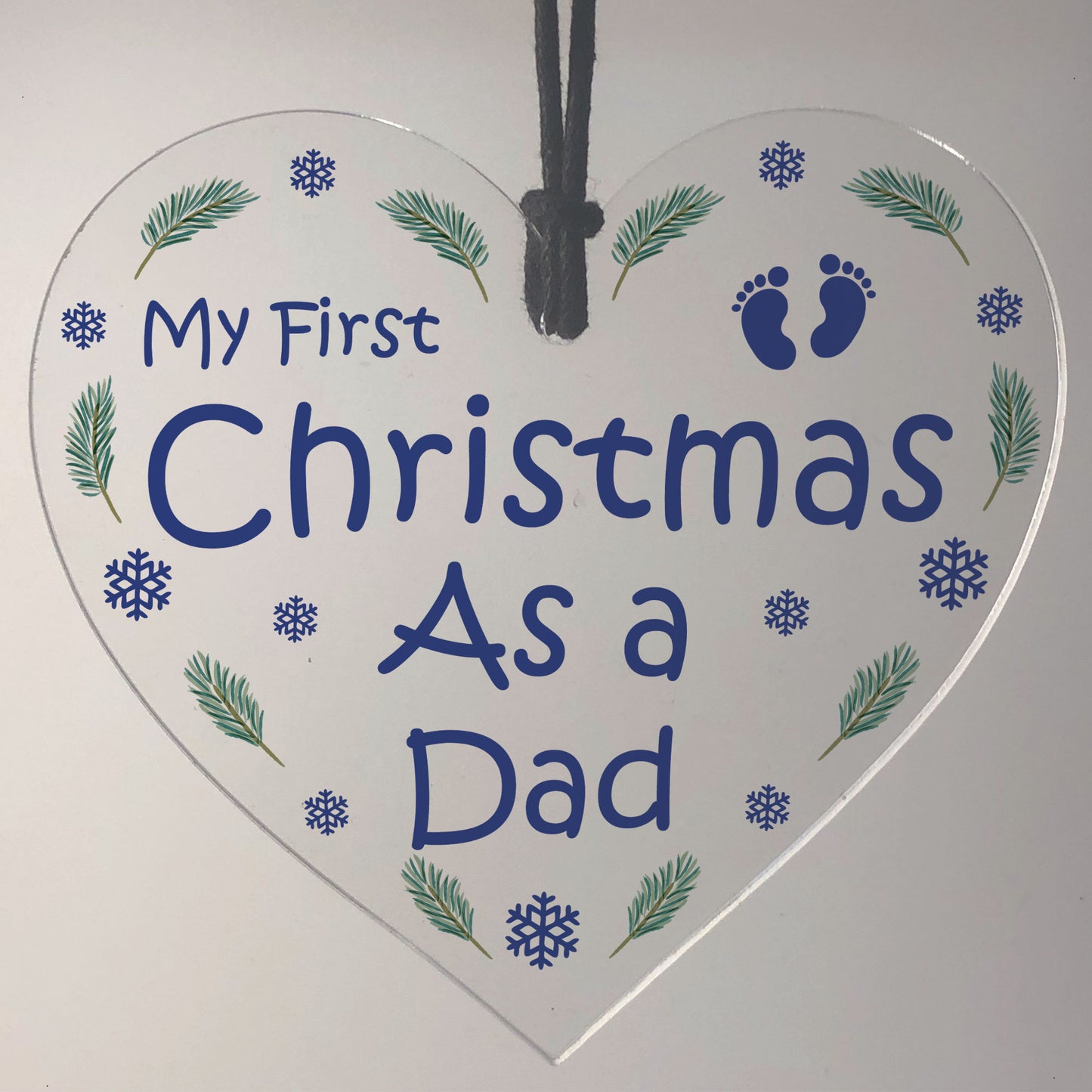 First Christmas As A Dad Bauble Hanging Christmas Tree Decor