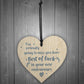 Best of Luck Colleague Wood Heart Leaving Gift New Job Thank you