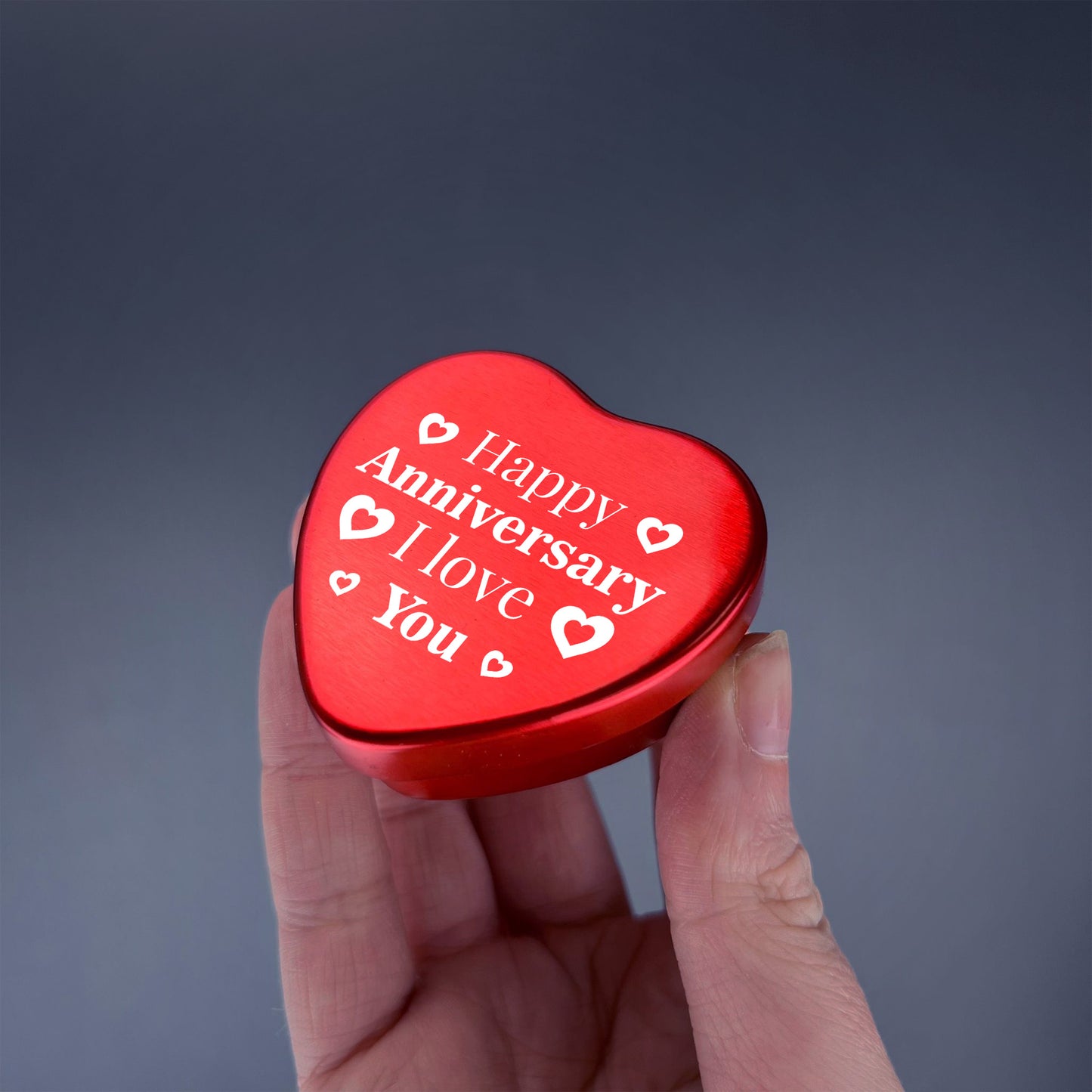 Anniversary Gifts For Him Her Red Metal Sweet Tin Gifts