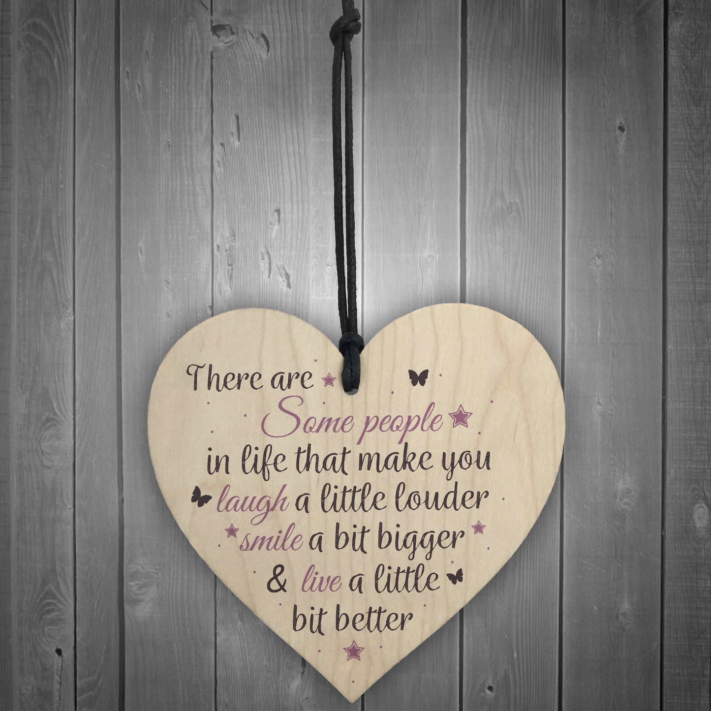 Handmade Wood Heart Plaque Best Friend Gift Special Friendship