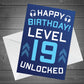 19th Birthday Gamer Card For Son Brother Gaming Theme Birthday