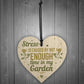 Funny Garden Sign Wooden Heart Shed Sign Plaque Friendship Gift