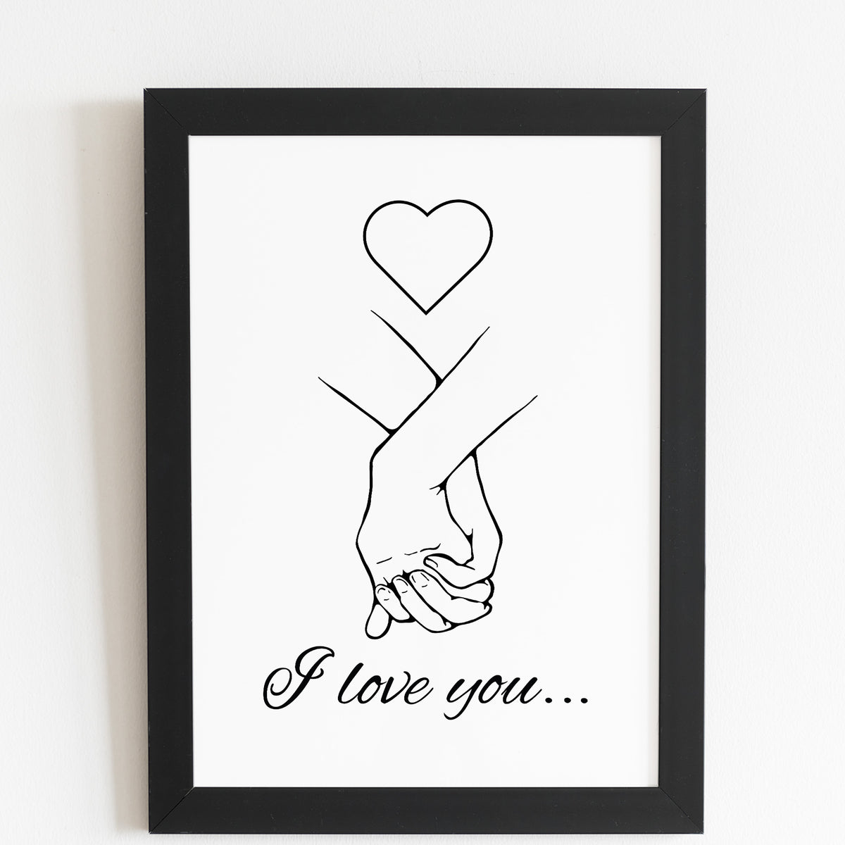 Gift For Husband Wife Boyfriend Girlfriend Love You Framed Print