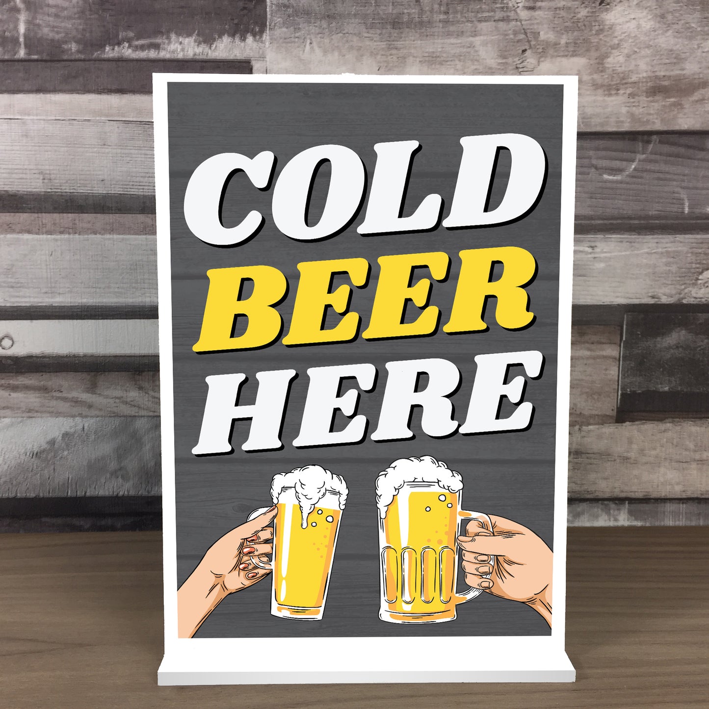 COLD BEER HERE Funny Bar Signs And Plaques Man Cave Bar Pub Sign