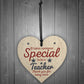 Handmade Hanging Heart Gift For Teacher Leaving Present Keepsake