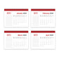 2024 Calendar Spiral Bound Planner for Home Office Month To View