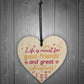 Best Friend Friendship Sign Plaque Wood Heart Thank You Gift