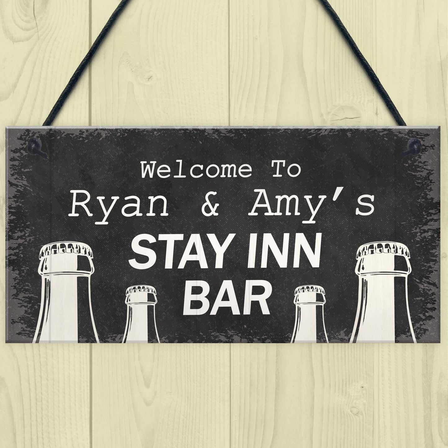 PERSONALISED Home Bar Gifts Novelty Quarantine Gifts Bar Plaques