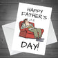 Funny Fathers Day Card Asleep Dad Cards Joke Humour Card For Dad